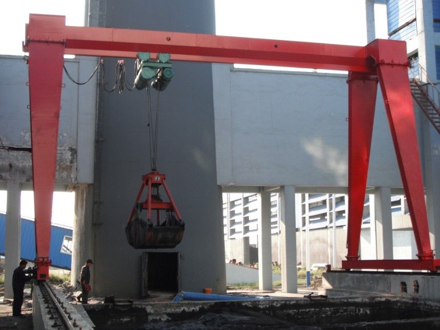 MHZ늄ӺJץTʽؙC(j) MHZ type electric hoist grab gantry crane